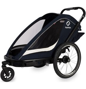 Przyczepka rowerowa HAMAX Breeze One Niebiesko-kremowy