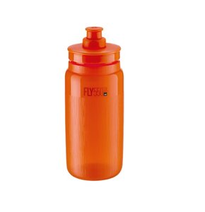 Bidon ELITE Fly Tex 550 ml Przezroczysto-pomarańczowy