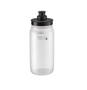 Bidon ELITE Fly Tex 550 ml Przezroczysto-czarny