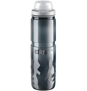 Bidon ELITE Ice Fly 650 ml Czarno-popielaty