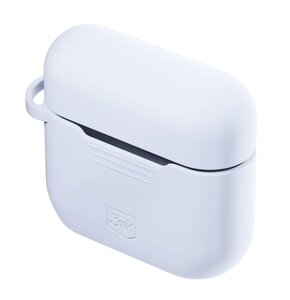 Etui na słuchawki 3MK Silicone Case do Apple AirPods 4 Biały
