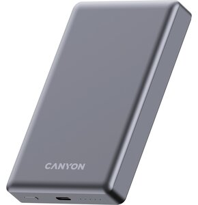 Powerbank indukcyjny CANYON OnPower 510 10000 mAh 20W Grafitowy