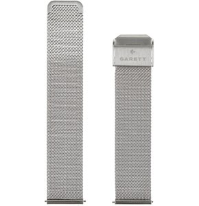Pasek GARETT Stalowy (20 mm) Srebrny