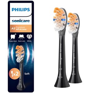 Oryginalne końcówki Philips Sonicare HX9092/88 Miękkie włókna (2 szt.) (Kompleksowa zaawansowana pielęgnacja)