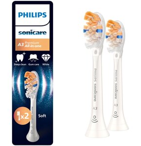 Oryginalne końcówki Philips Sonicare HX9092/87 Miękkie włókna (2 szt.) (Kompleksowa zaawansowana pielęgnacja)