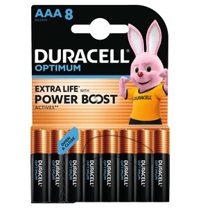 Bateria AAA DURACELL Optimum (8 szt.)