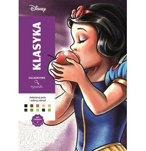 Kolorowanka Zagadkowe rysunki Disney Klasyka (miękka okładka)