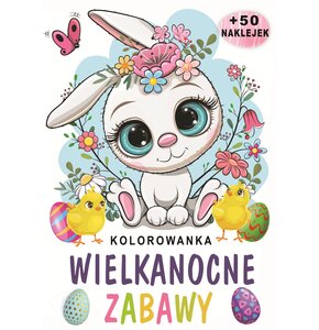 Kolorowanka Wielkanocne zabawy (miękka okładka)