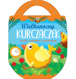 Książka z naklejkami Wielkanocny kurczaczek Urszula Kozłowska (miękka okładka)