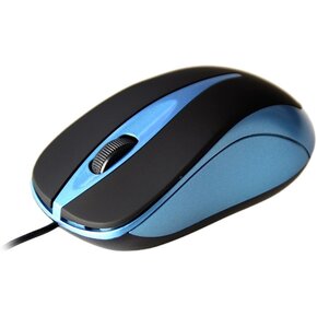 Mysz MEDIA-TECH Plano Czarno-niebieski