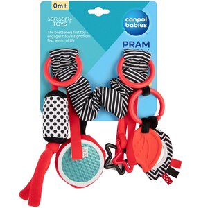 Zawieszka do wózka CANPOL BABIES Sensory Toys 68/071 Czerwony