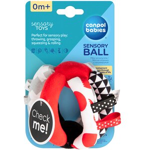 Zabawka edukacyjna CANPOL BABIES Sensory Toys Piłka kontrastowa 68/082