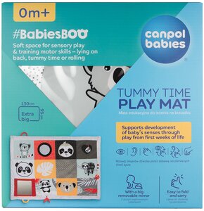 Mata edukacyjna CANPOL BABIES BabiesBoo Tummy Time