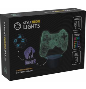 Lampka LED MANTA Style Neon Lights Game 2 SNL122RGB