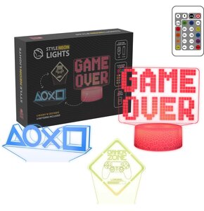Lampka LED MANTA Style Neon Lights Game 3 SNL123RGB