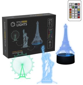 Lampka LED MANTA Style Neon Lights Budowle SNL125RGB