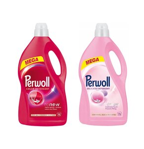 Płyn do prania PERWOLL Renew Color 3750 ml + Płyn do prania PERWOLL Renew Delicates 3750 ml