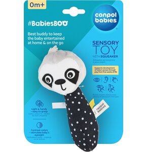 Zabawka edukacyjna CANPOL BABIES BabiesBoo Zabawka sensoryczna z piszczkiem Leniwiec 68/095