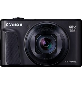 Aparat CANON PowerShot SX740 HS Lite Edition Travel Kit Czarny, 20.3Mpix, 40x zoom optyczny