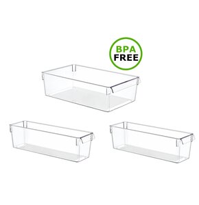 Organizer do lodówki EASYFORM Tall Midi 7.4 L + 2 x 3.8 L (3 szt.)
