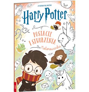 Kolorowanka Harry Potter Postacie i stworzenia (miękka okładka)