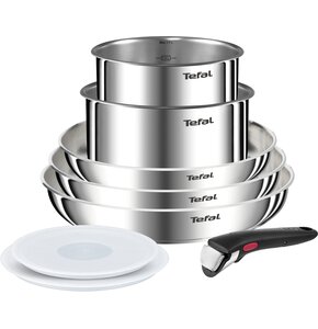 Zestaw patelni i garnków TEFAL Emotion L8968S04 Stalowy (8 elementów)