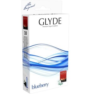Prezerwatywa GLYDE Vegan Ultra Blueberry-Flavoured (10 szt.)