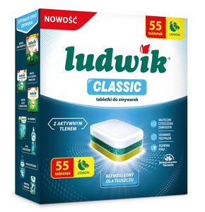 Tabletki do zmywarek LUDWIK Classic 55 szt.