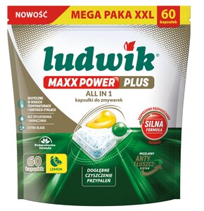 Kapsułki do zmywarek LUDWIK Maxx Power Plus 60 szt.