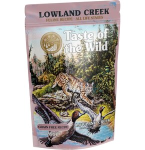 Karma dla kota TASTE OF THE WILD Lowland Creek Indyk z kurczakiem i kaczką w sosie 85 g