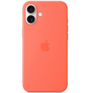 Etui APPLE Silicone Case MagSafe do iPhone 16 Mandarynkowy