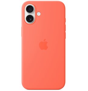 Etui APPLE Silicone Case MagSafe do iPhone 16 Plus Mandarynkowy