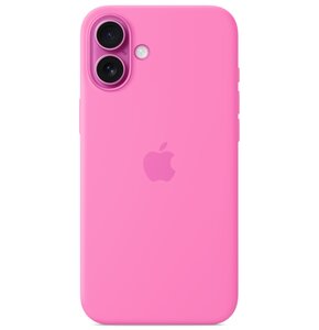 Etui APPLE Silicone Case MagSafe do iPhone 16 Plus Piwonia