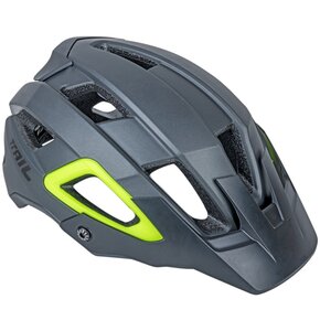 Kask rowerowy AUTHOR Trail X9 Szaro-żółty MTB (rozmiar L)