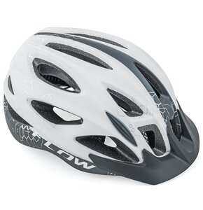Kask rowerowy AUTHOR Flow X9 Biało-czarny MTB (rozmiar L)