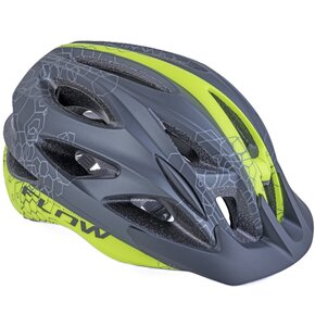 Kask rowerowy AUTHOR Flow X9 Czarno-żółty MTB (rozmiar M)
