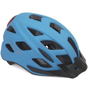 Kask rowerowy AUTHOR Pulse LED X8 Niebieski MTB z lampką (rozmiar L)