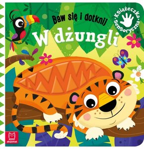 Książka Baw się i dotknij W dżungli Grażyna Wasilewicz (twarda okładka)