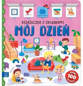 Książka z zadaniami Mój dzień 100 słów (twarda okładka)