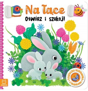 Książka Otwórz i szukaj! Na łące Rozkładanka z okienkami Bogusław Michalec (twarda okładka)
