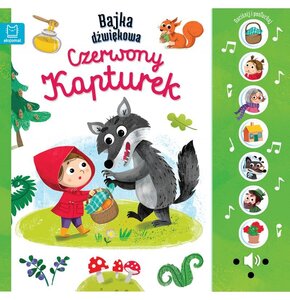 Książka Bajka Dźwiękowa Czerwony kapturek Anna Podgórska (twarda okładka)