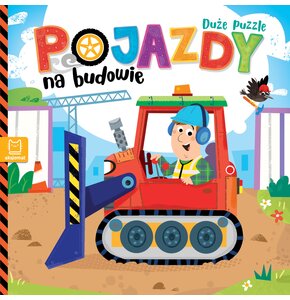 Książka Duże puzzle Pojazdy na budowie Grażyna Wasilewicz (twarda okładka)