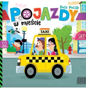 Książka Duże puzzle Pojazdy w mieście Grażyna Wasilewicz (twarda okładka)