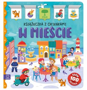 Książka W mieście 100 okienek 100 słów Agnieszka Bator (twarda okładka)