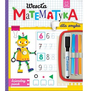 Książka z zadaniami Wesoła matematyka dla smyka (miękka okładka)