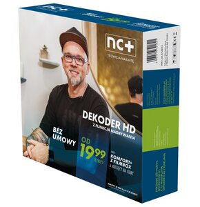 Dekoder NC+ ITI VISION 2851S z usługą telewizja na kartę (110 kanałów,6 m-cy na start z Filmbox)