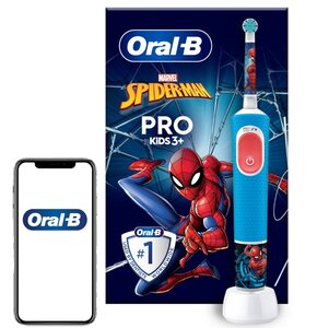 Szczoteczka rotacyjna ORAL-B Vitality Pro Kids D103 Spiderman