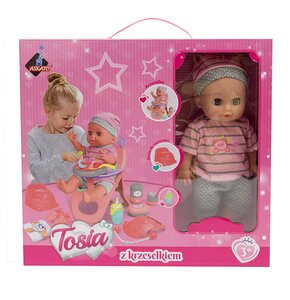 Lalka ASKATO Tosia z krzesełkiem 126289