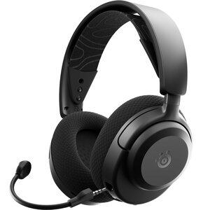 Słuchawki STEELSERIES Arctis Nova 3P Wireless, Nauszne, Dźwięk przestrzenny Czarny