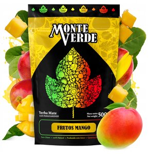 Yerba Mate MONTE VERDE Frutos Mango 500 g